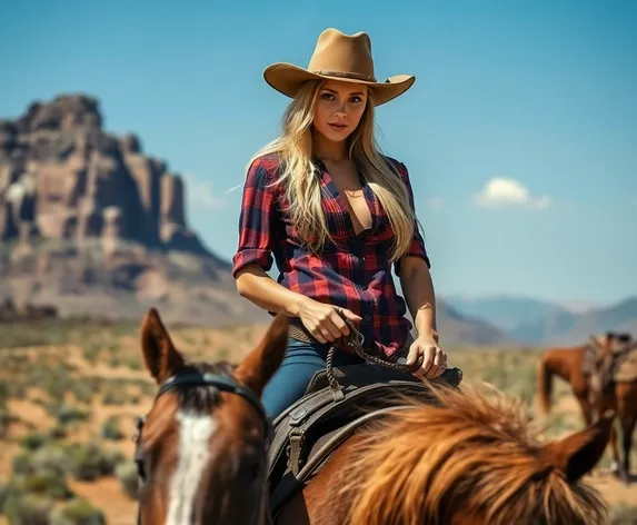 hot blonde cowgirl