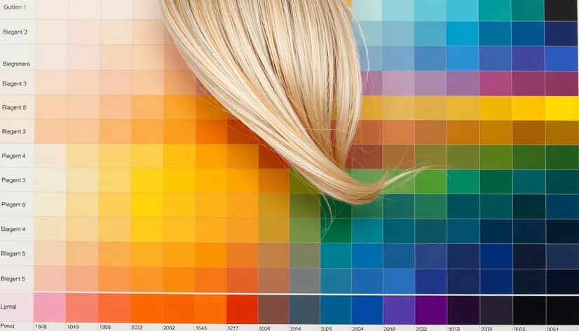 blonde color chart