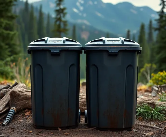 bear proof garbage cans