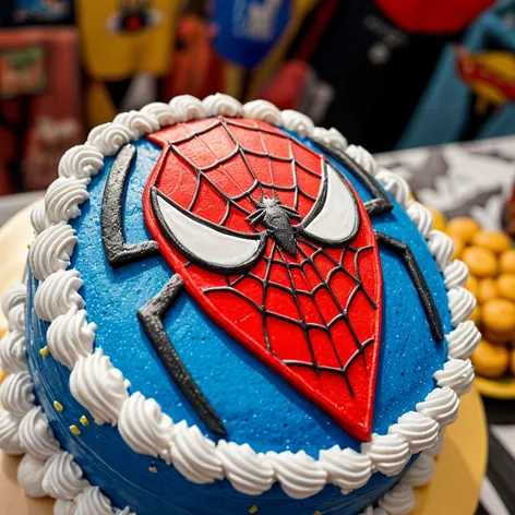 Spider man cake