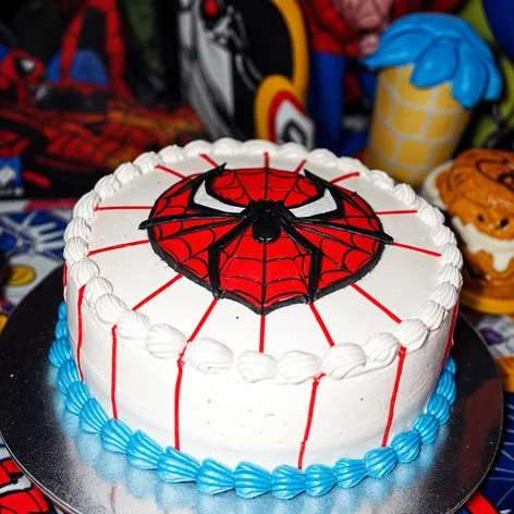 Spider man cake