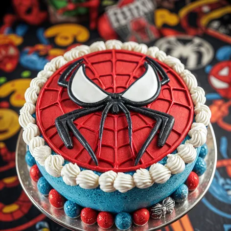 Spider man cake