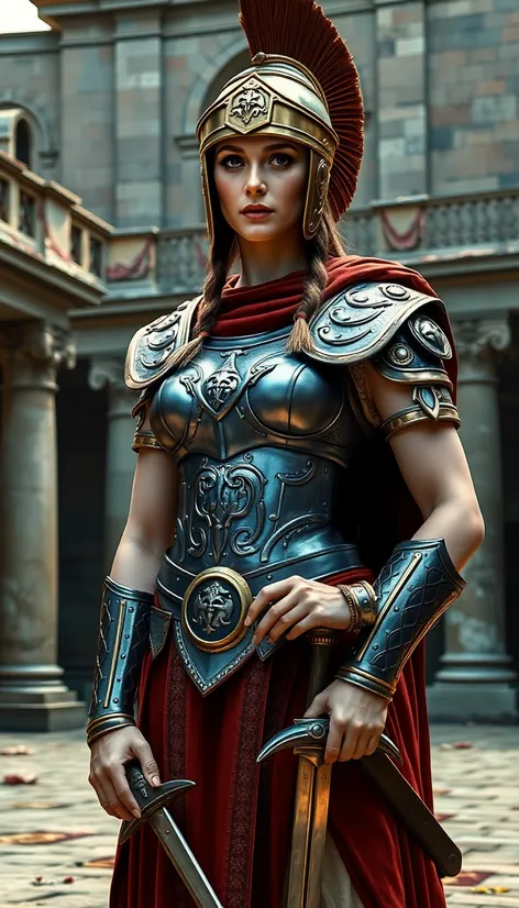 roman warrior woman costume