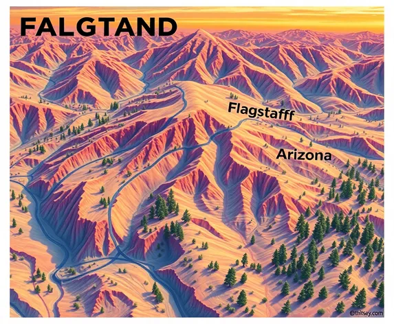 mapa flagstaff arizona