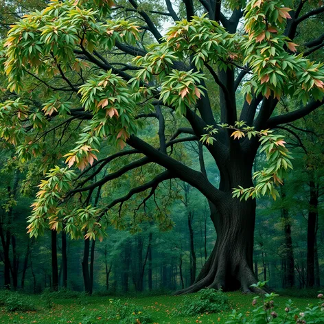 elm leaves