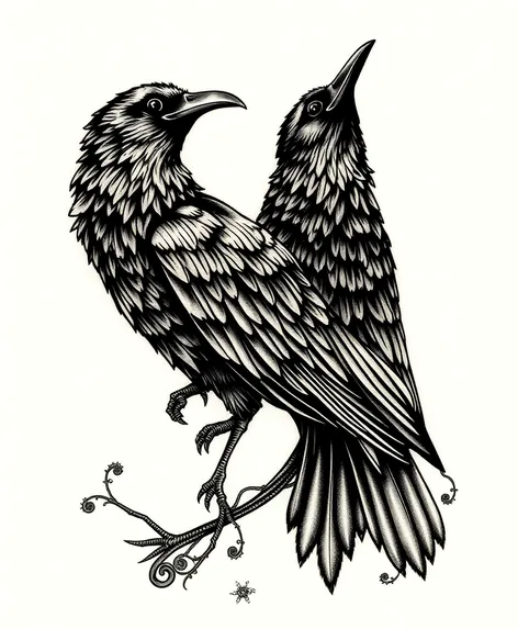 crow tattoos