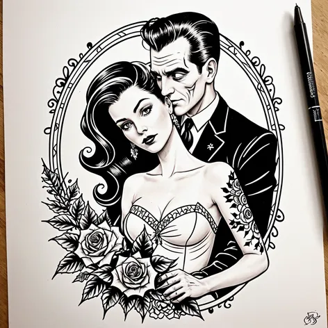 rockabilly frankenstein and bride