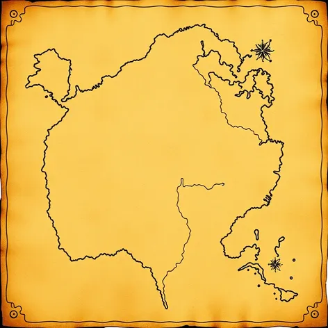 treasure map line png