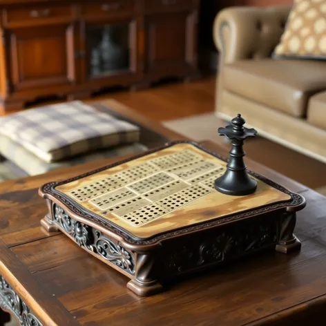 cribbage board coffee table