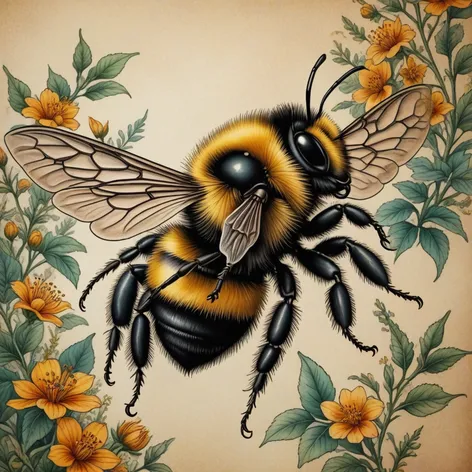 bumble bee tattoo