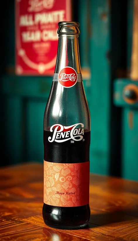 pepsi cola glass bottle