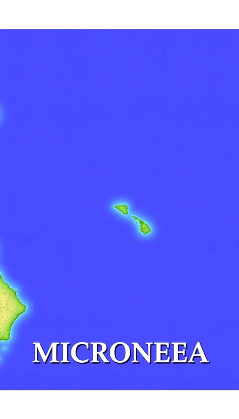 micronesia on map