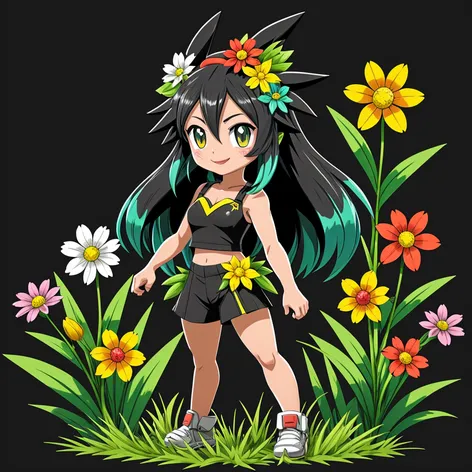 female grass type gymleader