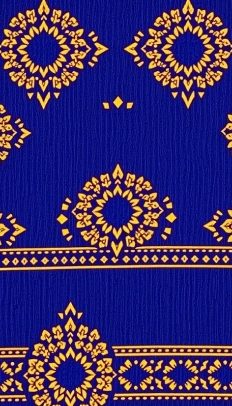 indigo african print set