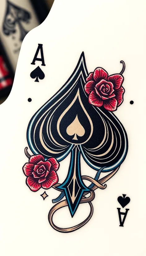 spade ace tattoo