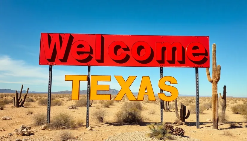 welcome sign texas