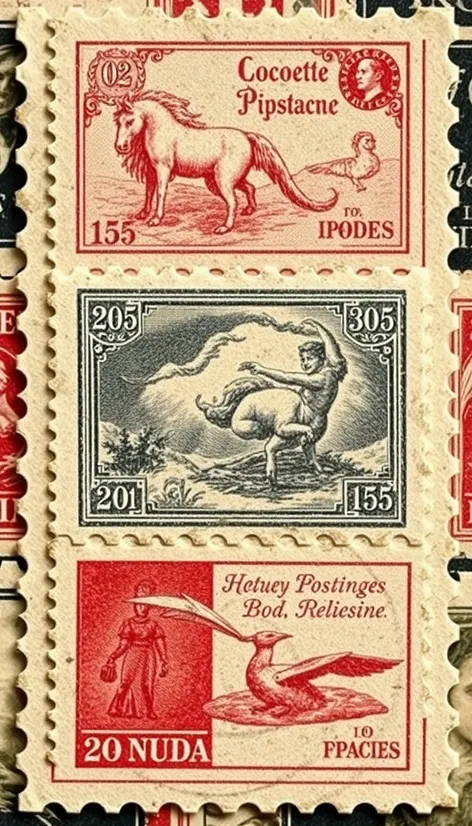 vintage postage stamps