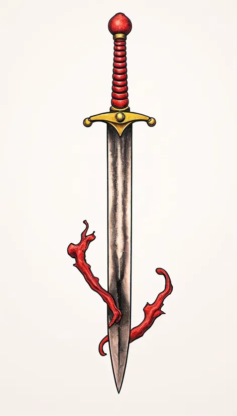 sword tattoo