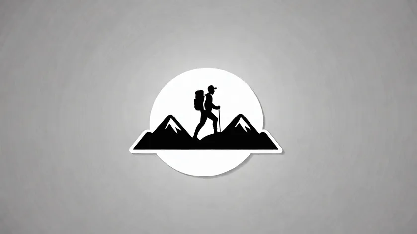 hiking icon