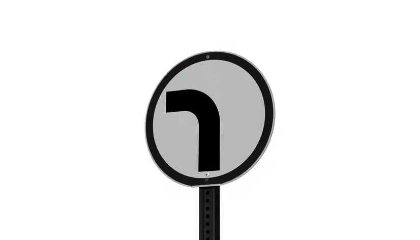 no u turn sign