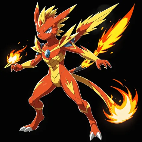 pokemon, fire type fighting,