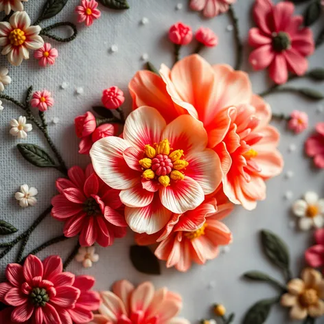 flower embroidery