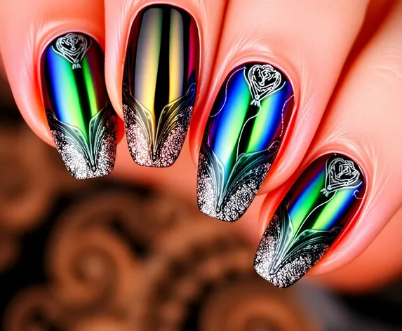 chrome nail designs