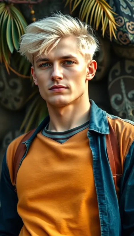 blond man