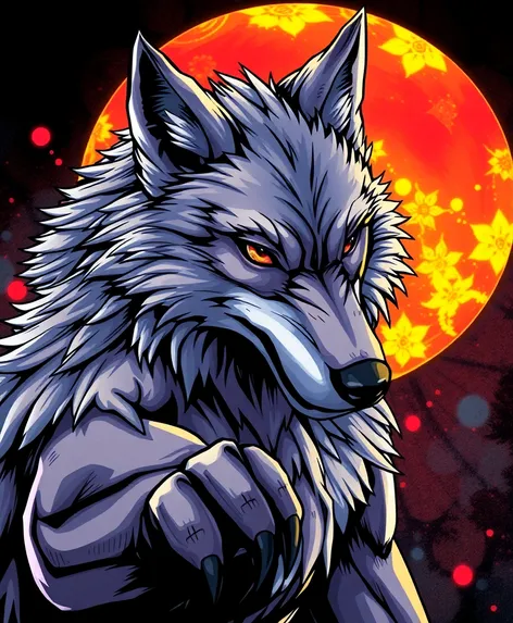 male anime wolf