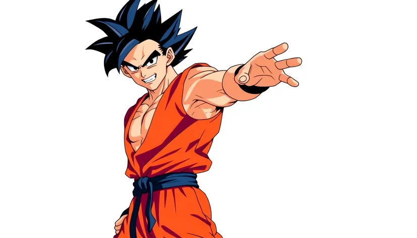 goku white background