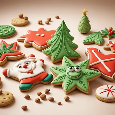 Cannabis Christmas cookies