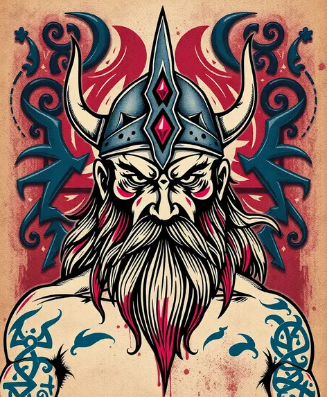 warrior viking symbols tattoos