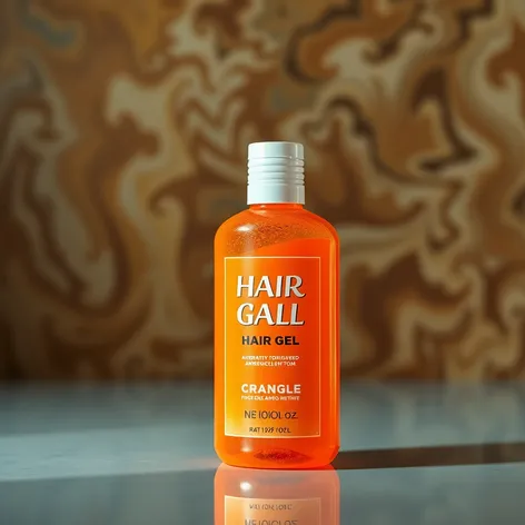 orange bottle hair gel