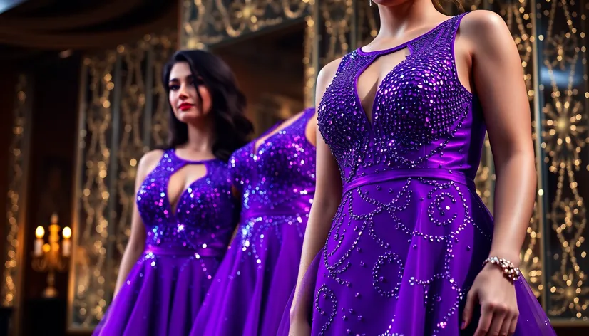 purple prom outfits