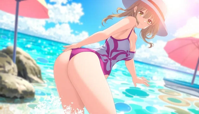 anime girl swim suit