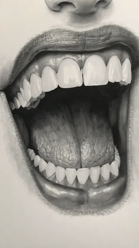 teeth drawing