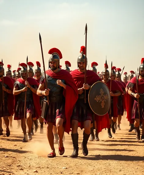 roman army marching