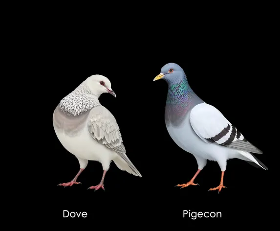 dove vs pigeon