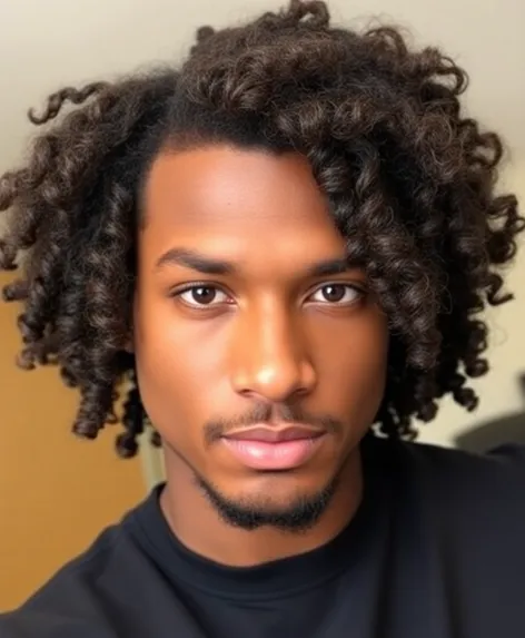 black male hair