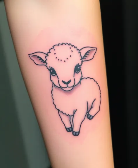 lamb tattoo