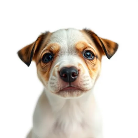 puppy with white background