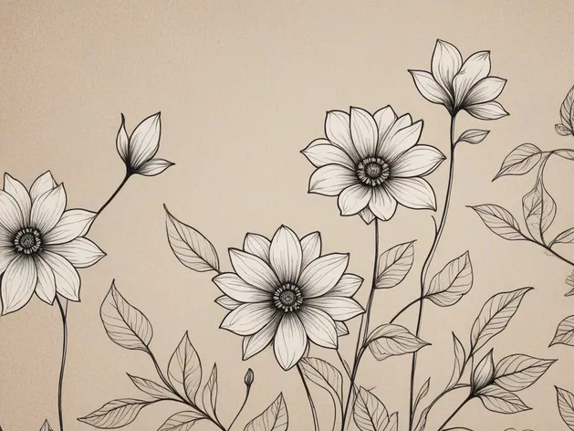 simple flower drawings