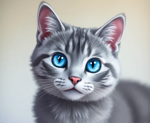 grey cat anime