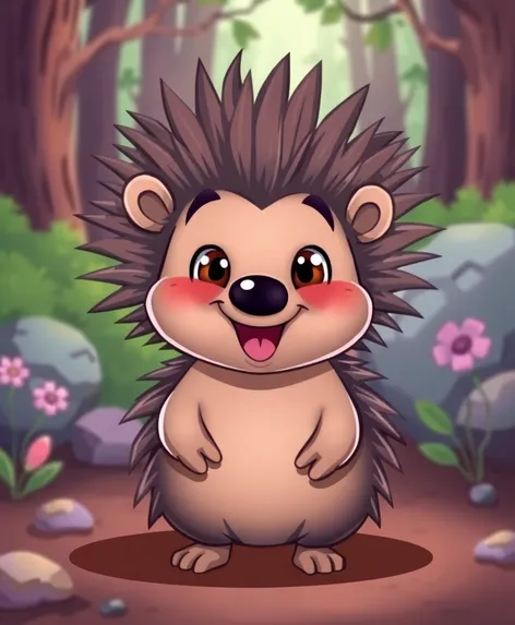 porcupine cartoon