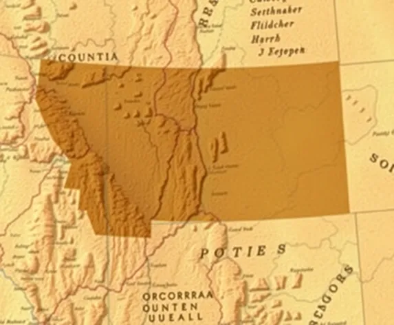 county map of mt