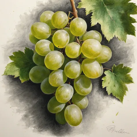 grapes drawing