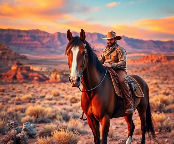 cowboy horse