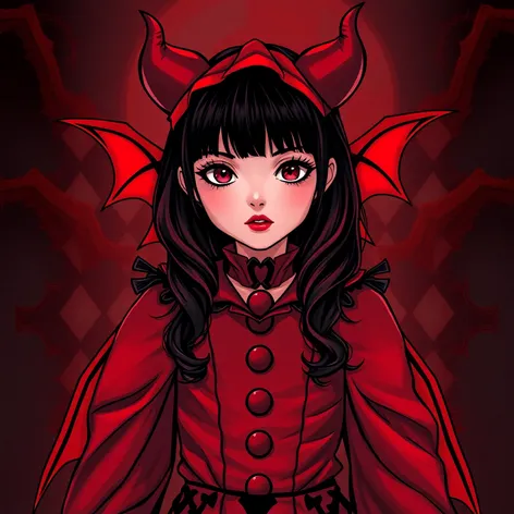 girls devil costume