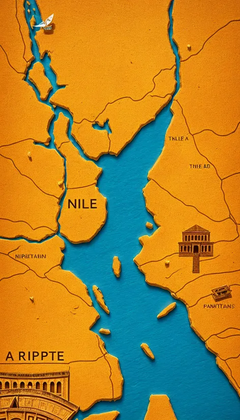 nile river map