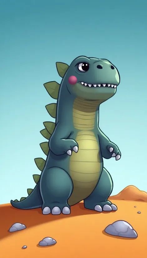 cute godzilla